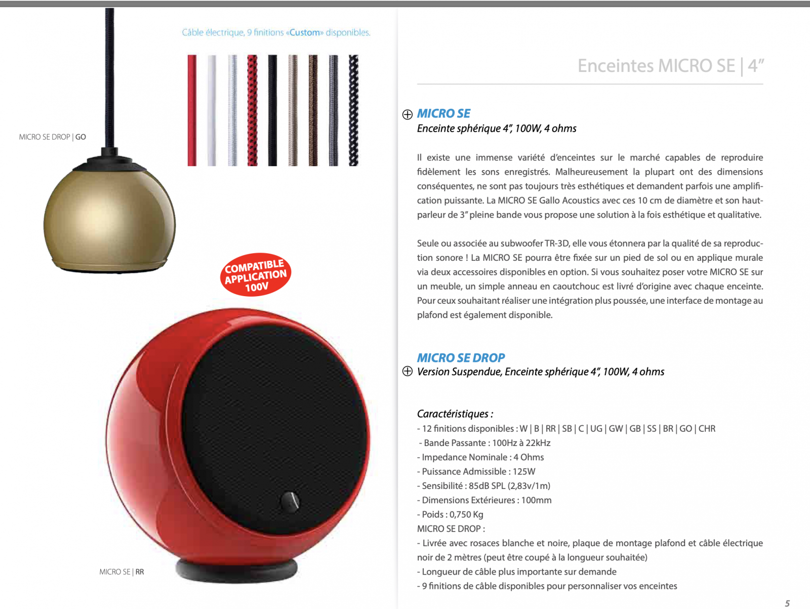 ENCEINTES ANTHONY GALLO Nucleus Micro home cinéma EUR 290,00 - PicClick FR