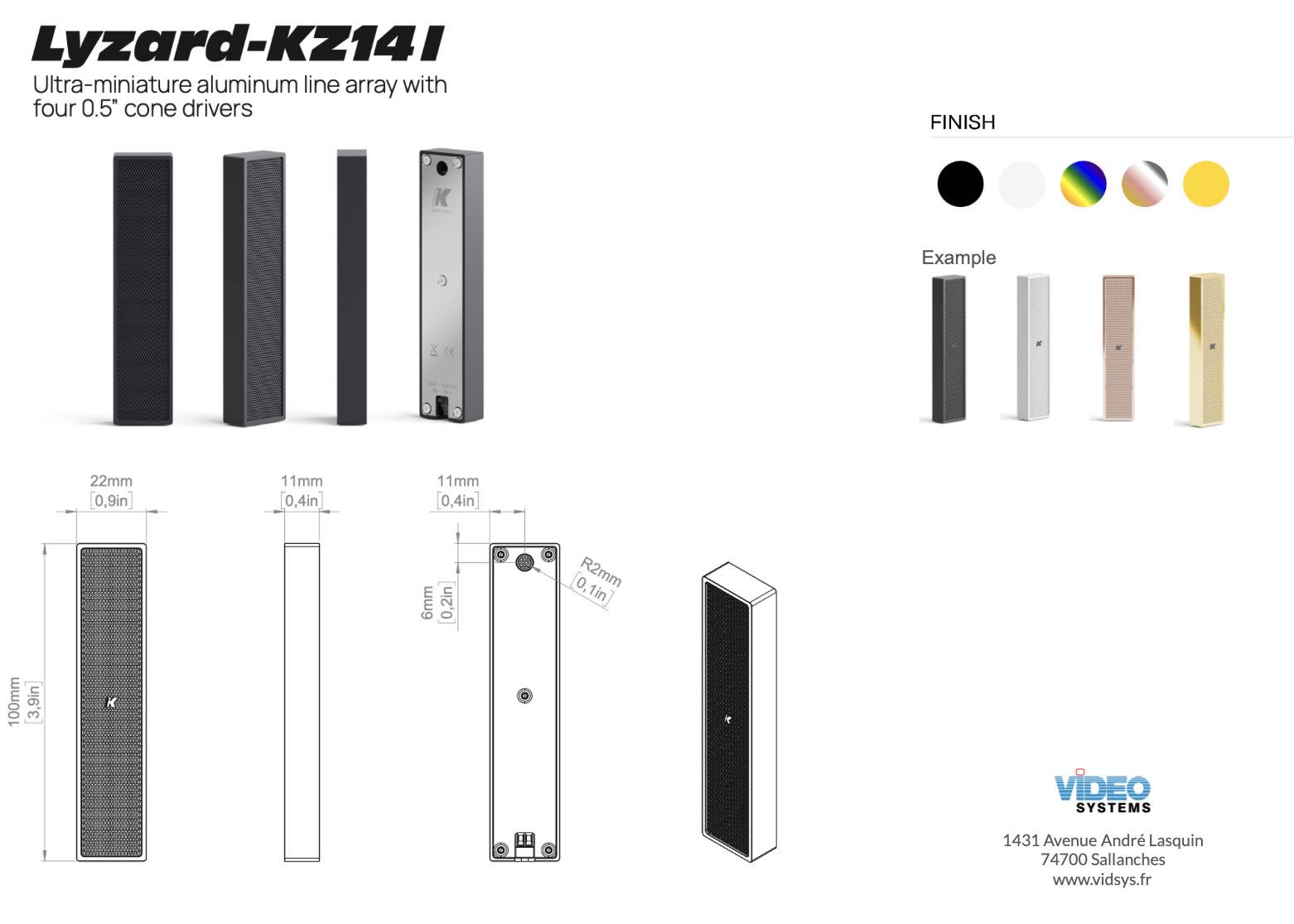K-ARRAY enceinte Megeve